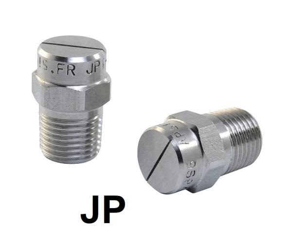 Buse de pulvérisation à jet plat JP - laiton inox PVC