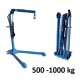 Grue pliante d'atelier à longerons en V, 500 ou 1000 kg