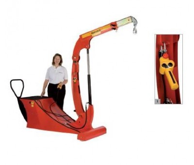 Grue électrique légère à contrepoids