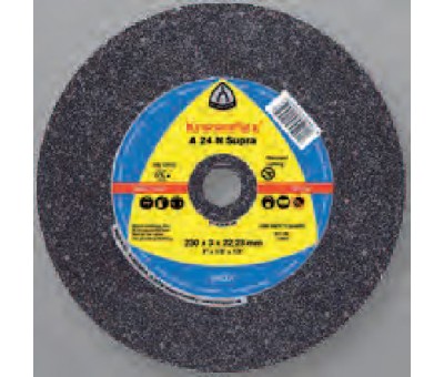 Disque à ébarber, qualité acier ou acier inox