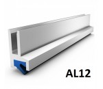 Joint racleur de glissière à armature aluminium AL 12 - AL INDUSTRIE