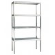 Rayonnage étagère inox soudée 4 niveaux