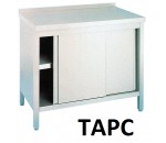 Table armoire inox, avec ou sans tiroirs - SCHWEYER