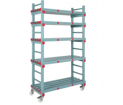 Rayonnage alimentaire plastique type EURO