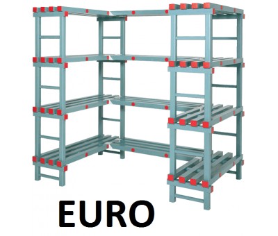 Achat Rayonnage alimentaire plastique type EURO