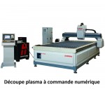 Table de découpe PLASMA PL-C à commande numérique - FMO France Machines Outils