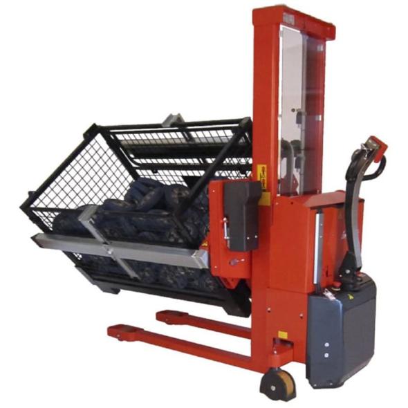 Gerbeur basculeur de caisse palette Liftator