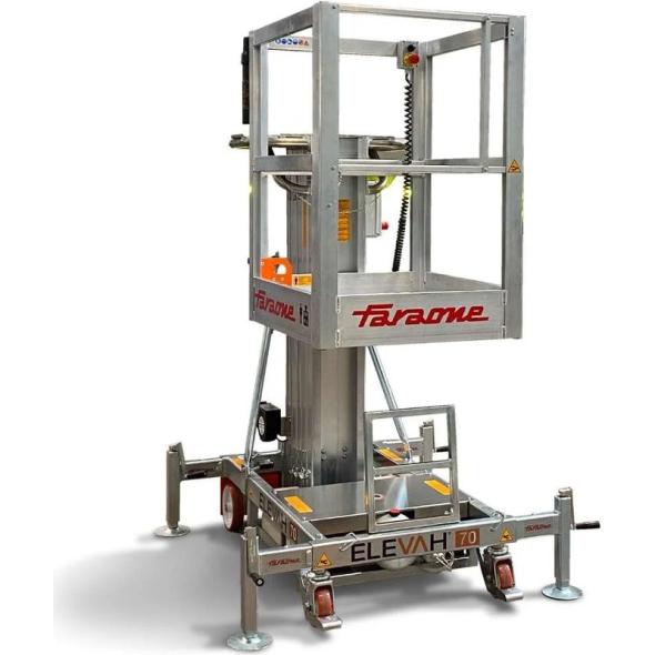 Achat Nacelle aluminium manuelle Pocketlev Elevah 70, jusqu'à 7 mètres