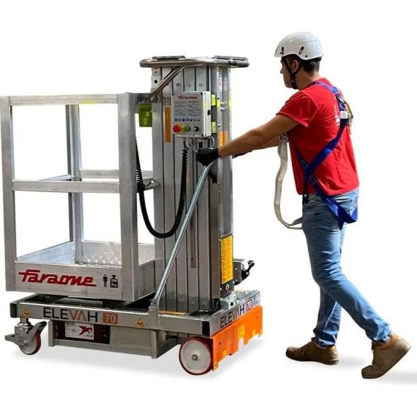 Devis Nacelle aluminium manuelle Pocketlev Elevah 70, jusqu'à 7 mètres