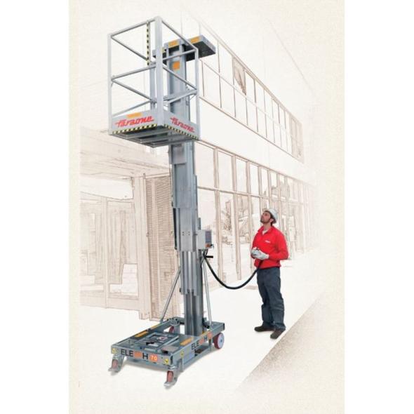 Prix Nacelle aluminium manuelle Pocketlev Elevah 70, jusqu'à 7 mètres