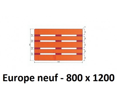 Palette europe agréée EPAL 800x1200