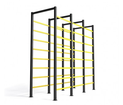 Protection d'allée piétonne par tunnel autoportant HT