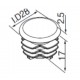 Bouchons plastique pour structure tubulaire