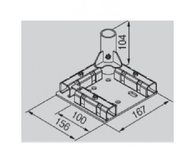 Vente Platine pour roulette de chariot lean MCP-BN-L ou -R (AT SOURCING)