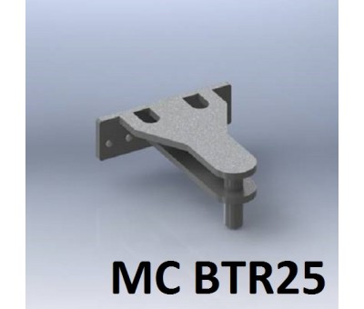 Attelage pour chariot et base roulante MC-BTR25