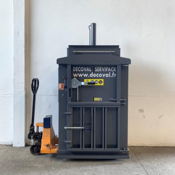 Vente Presse à balles 30 kg pour carton et plastique V55E (DECOVAL SERVIPACK)