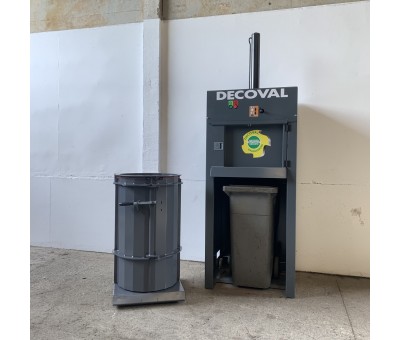 Tasseur de poubelle pour conteneur 2 roues 180 à 240 litres TH2436