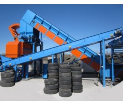 Ligne de recyclage de pneumatiques