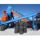 Ligne de recyclage de pneumatiques