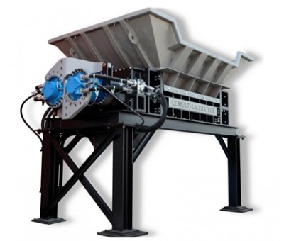 Multi-lacérateur de déchets à granulométrie réglable