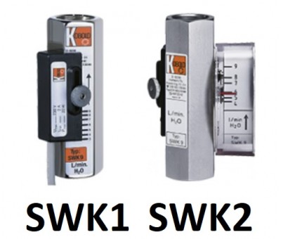 Débitmétre et contrôleur de débit à flotteur pour liquide SWK