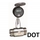 Débitmètre à turbine inox pour liquides propres DOT