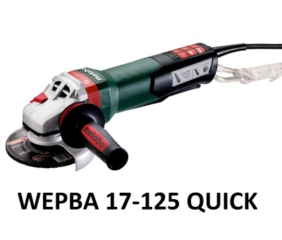 Meuleuse d'angle 125 mm filaire METABO WEPBA 17-125 QUICK