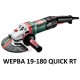 Meuleuse d'angle 180 mm METABO WEPBA 19 180 QUICK R