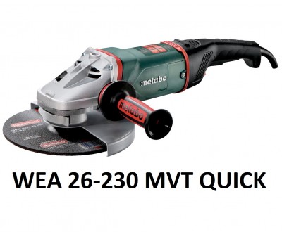 Meuleuse d'angle 230 mm filaire METABO WEA 26 230 MVT QUICK