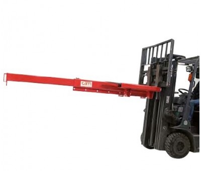 Potence télescopique 2 crochets pour chariot élévateur