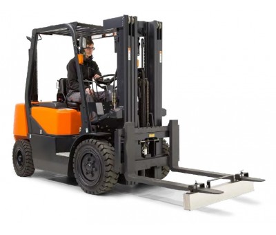 Balai aimanté pour fourches de chariot élévateur Magnetic Sweeper