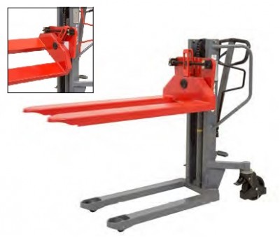 Mini gerbeur inclineur de charge 800 kg levée 900 mm