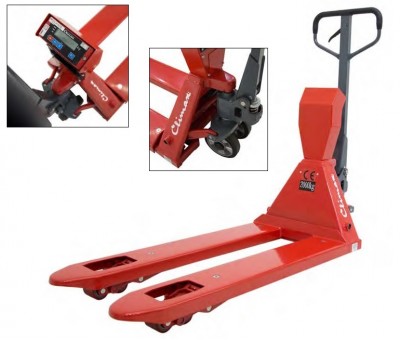 Transpalette peseur calibré | légal commerce - précision 1 kg