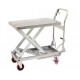 Table élévatrice inox mobile 1 ciseau 250 à 450 kg