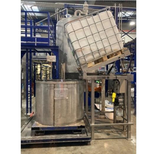 Inclineur de cuve en poste fixe pour dosage et soutirage LRE EVO - LRE SOLUTION