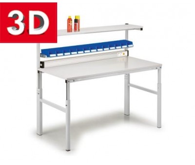 Configurateur en ligne de table de travail industrielle