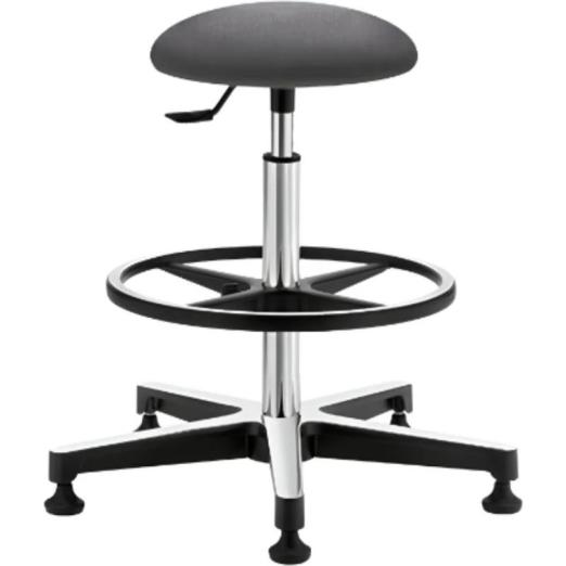 Tabouret haut ESD tissu conducteur ANT 203 - SIEGES & COMPAGNIE