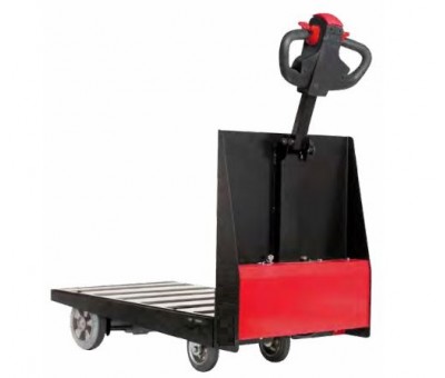 Chariot plateforme électrique à poignée rabattable 300 kg