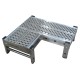 Devis Marchepied mixte aluminium plateforme composite Réf. REH SP-B