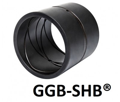 Palier lisse en acier trempé cementé et revenu GGB-SHB®