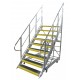 Escalier mobile sur chassis escamotable réf. ESC SP-D