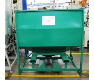 Trémie métallique industrielle pour le vrac