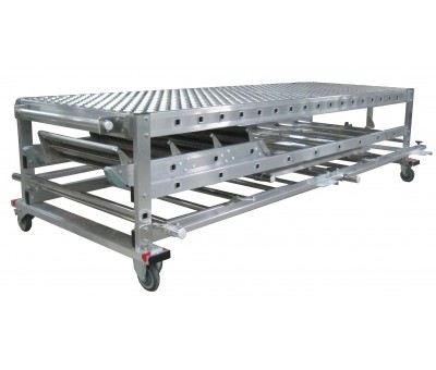 Achat Plateforme mobile à accès et garde-corps amovibles compartiment stockage Réf. PF1 SP-O