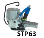 Cercleuse pneumatique à feuillard métallique sans chape - produits plats STP 63 - STRAPEX