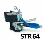 Cercleuse manuelle pneumatique pour feuillard acier à chape - produits ronds STR 64 - STRAPEX