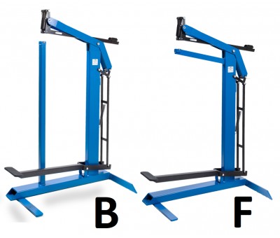 Agrafeuse de carton manuelle sur colonne