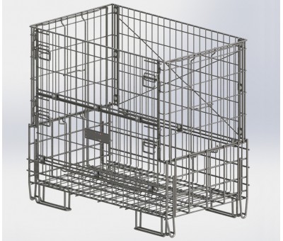 Conteneur en fil repliable Grand Cru - 460 bouteilles