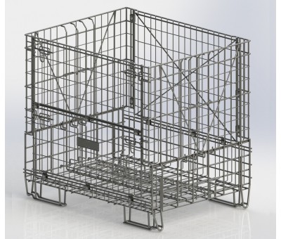 Conteneur grillagé Magnum 304 bouteilles