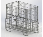 Caisse grillagée repliable Symphonie - 460 bouteilles - KIT BAG