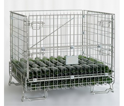 Conteneur en fil acier Bordelais - 600 bouteilles